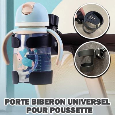 Accessoire bébé/ Porte biberon réglable pour poussette