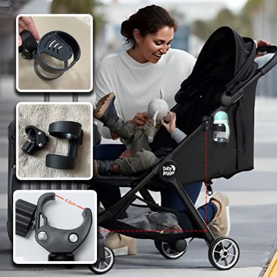 Accessoire bébé/ Porte biberon réglable pour poussette