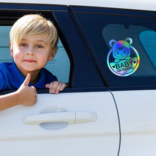 Accessoire bebe- Stickers bébé à bord pour voiture